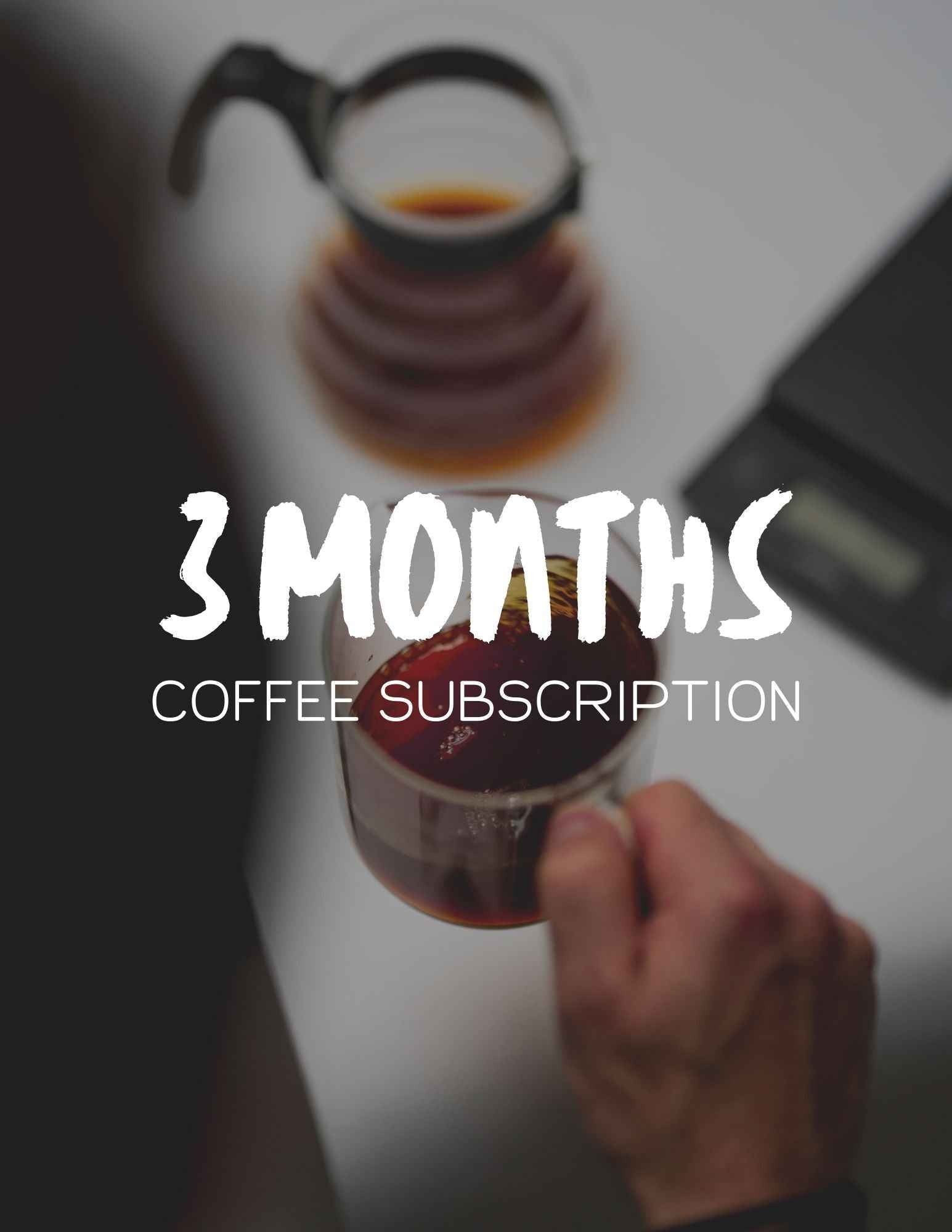 3 MONTH COFFEE SUBSCRIPTION (prepaid)