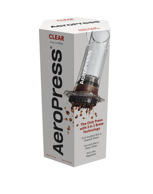 aeropress clear, new aeropress clear, filter coffee, specialty coffee, aeropress championship, filter coffee methods