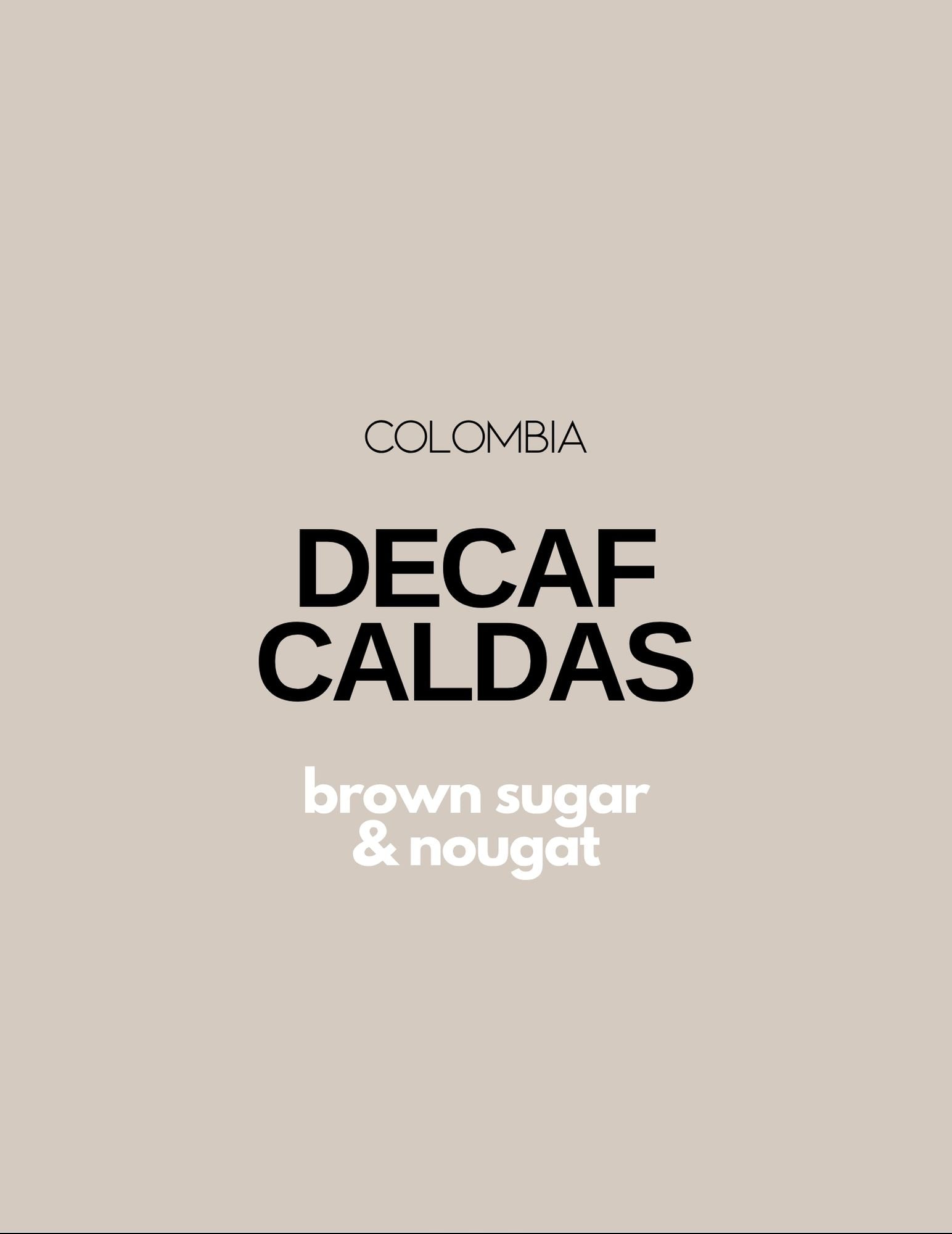 COLOMBIA - CALDAS (DECAF) | omni - Gust Coffee Roasters