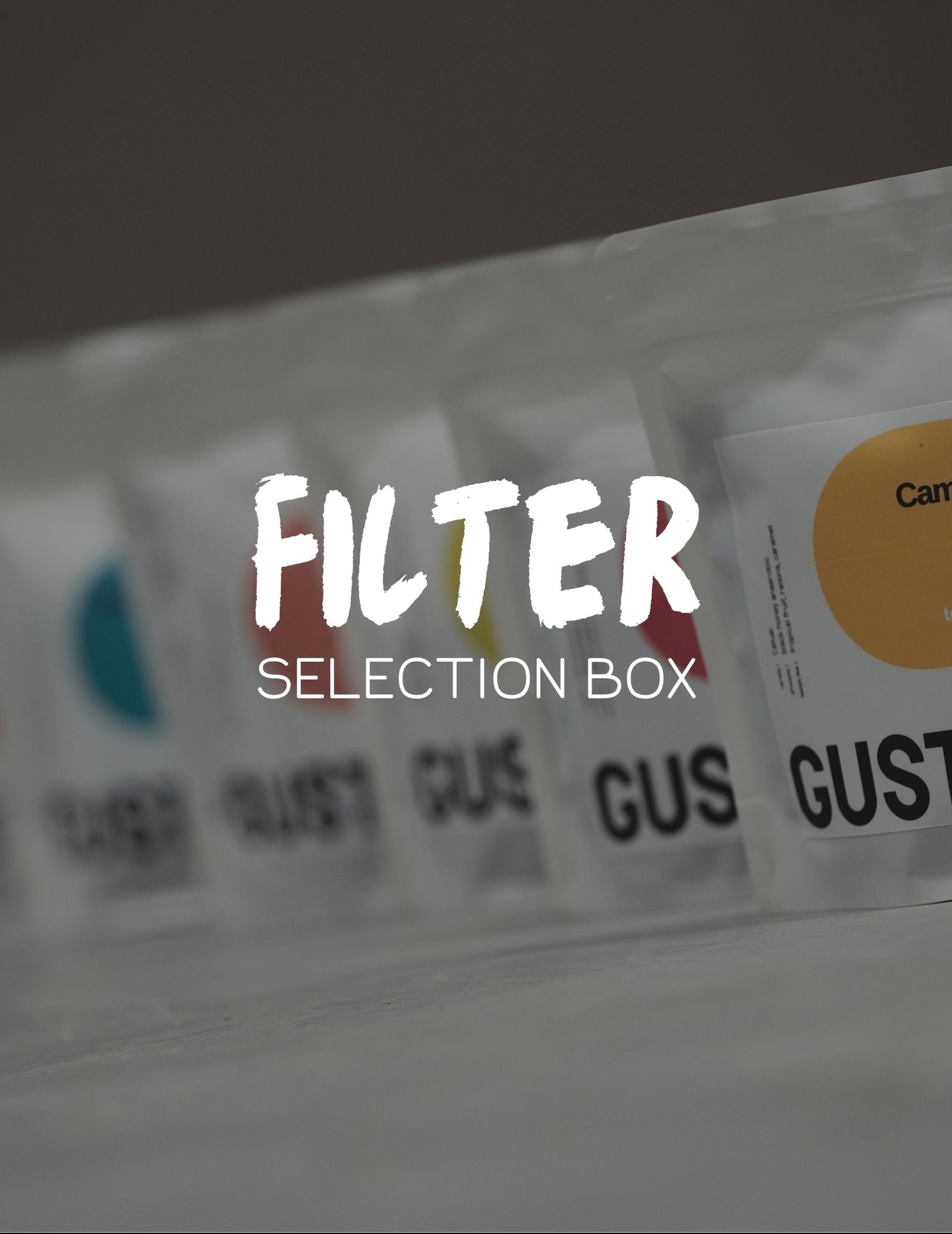 Filter Selection box, koffie selectie, koffiebox, box café, dégustation café, selection café, coffee trial