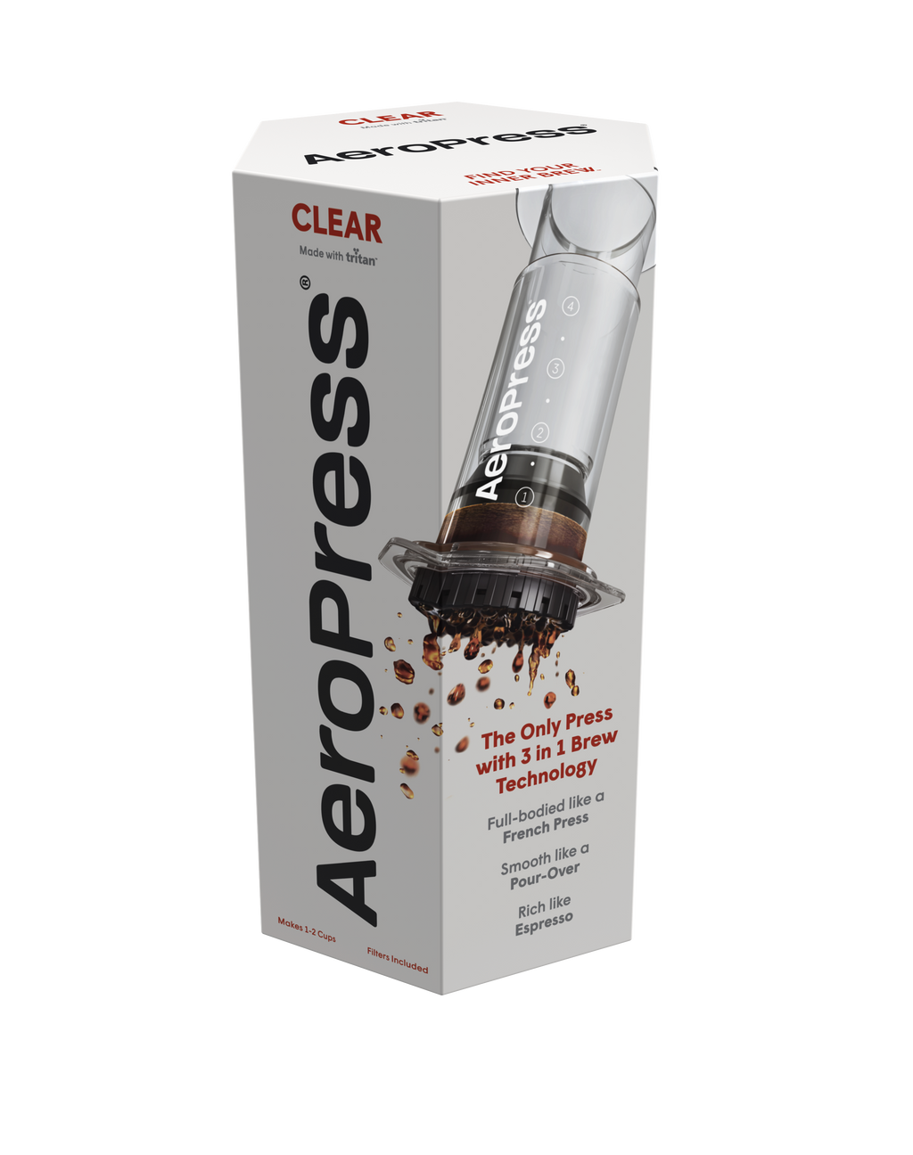 aeropress clear, new aeropress clear, filter coffee, specialty coffee, aeropress championship, filter coffee methods