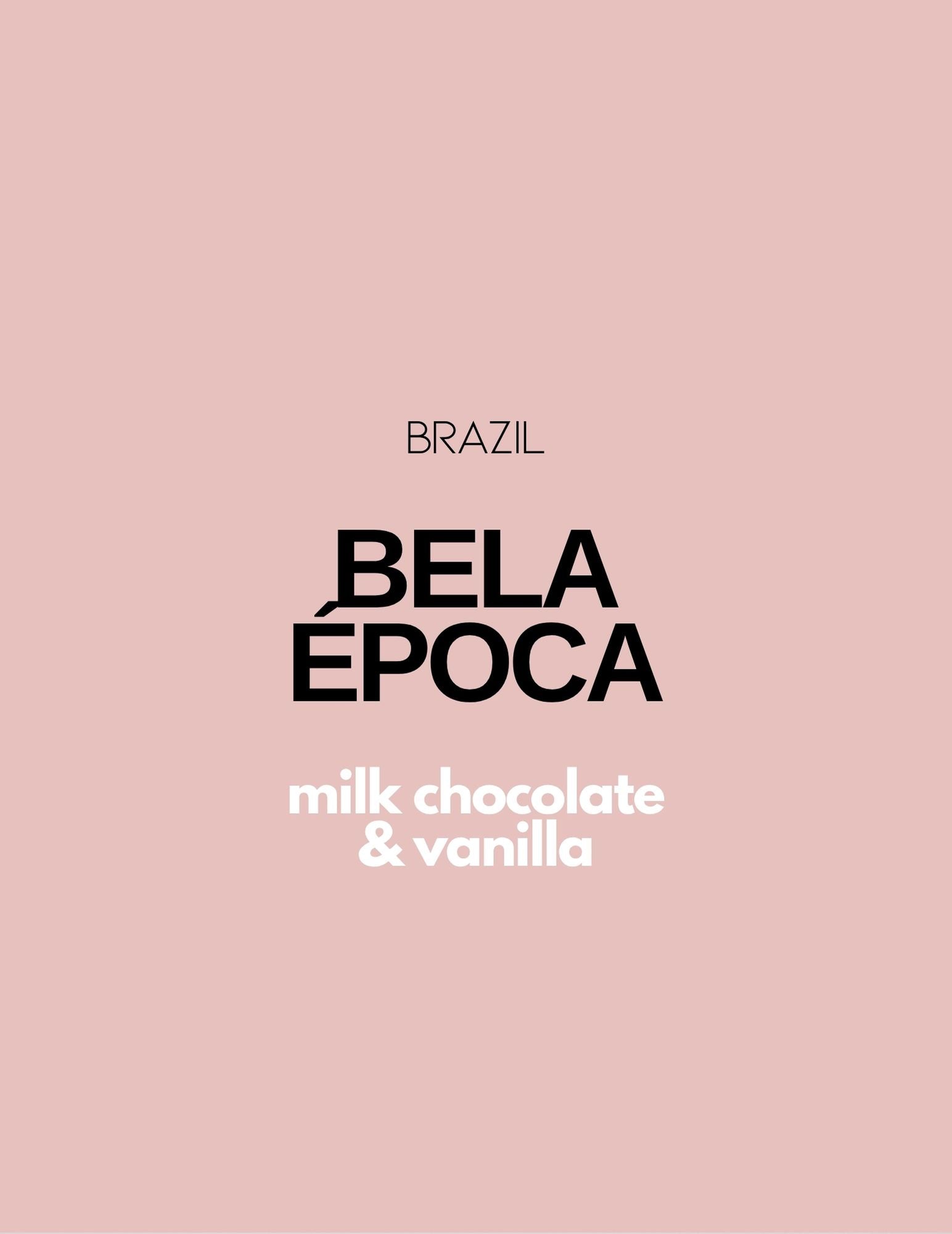 BRAZIL - BELA ÉPOCA | espresso