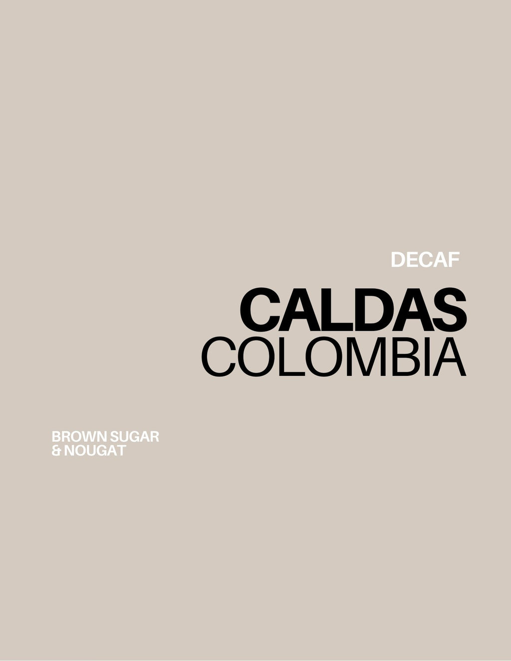 COLOMBIA - CALDAS (DECAF) | omni - Gust Coffee Roasters, decaffeinated coffee, natural decaf, sugarcane decaf, best decaf coffee