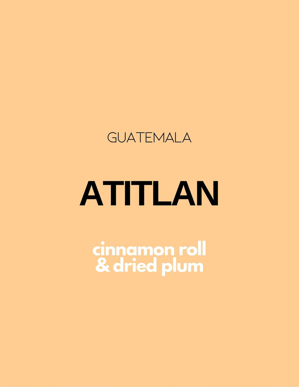 GUATEMALA - ATITLÁN | espresso - Gust Coffee Roasters