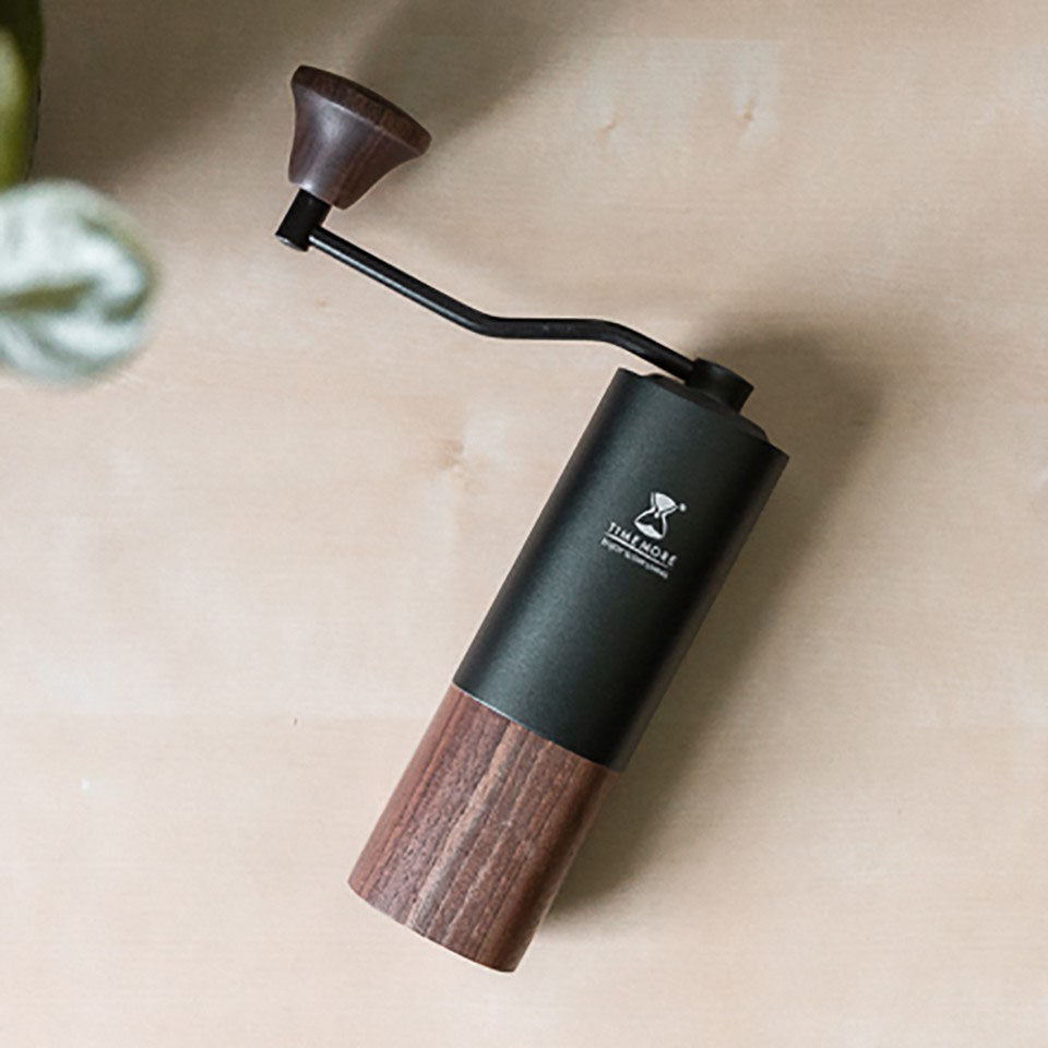 Timemore G1 Plus chestnut black hand grinder, grind coffee, best coffee grinder