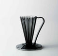 CAFEC FLOWER DRIPPER DEEP27 - Clear Black