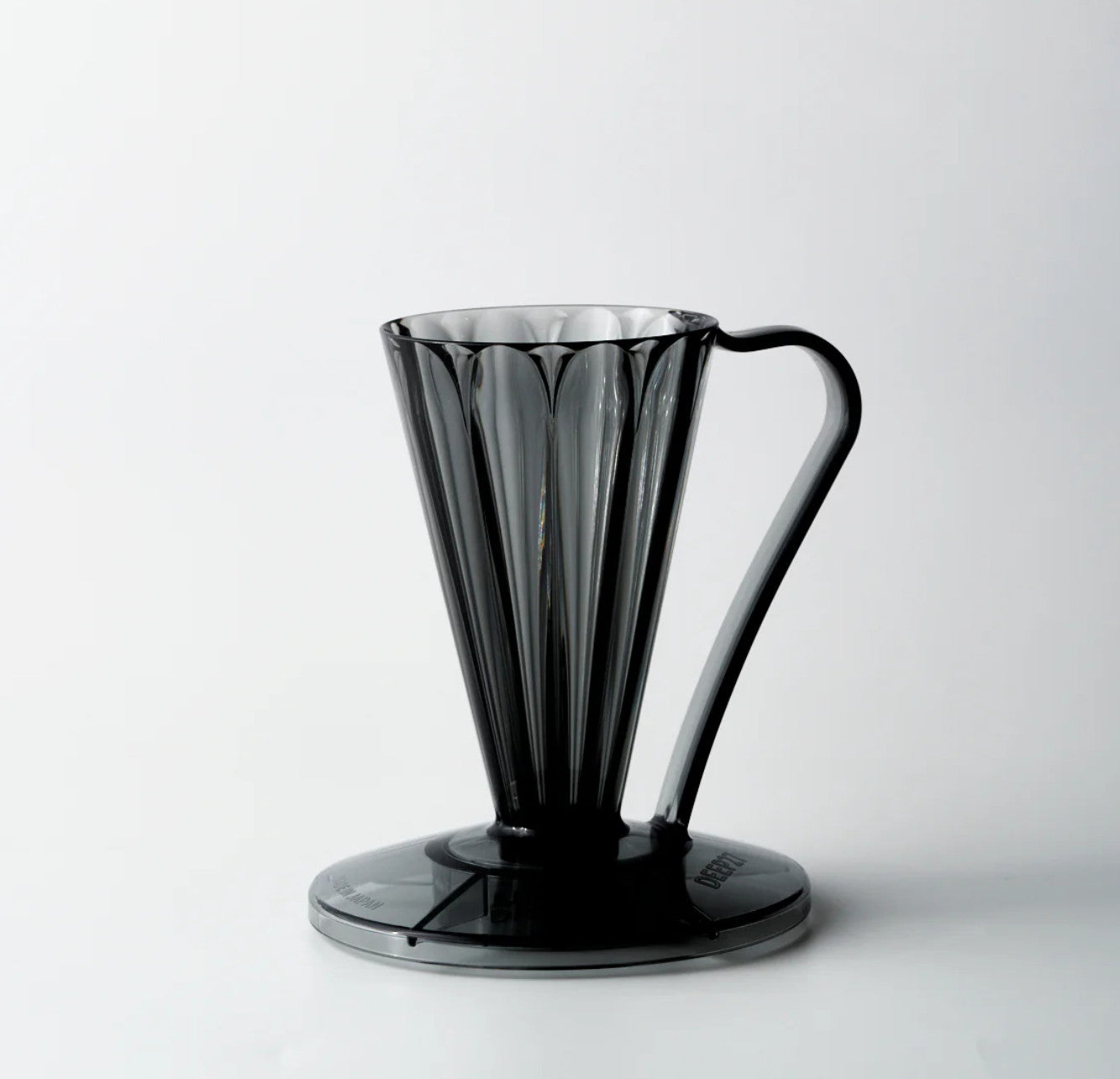Cafec Flower Dripper Deep 27 - Clear Black - Gust Coffee Roasters
