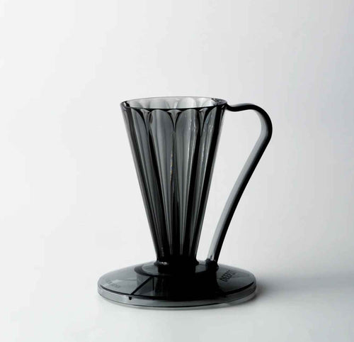 CAFEC FLOWER DRIPPER DEEP27 - Clear Black