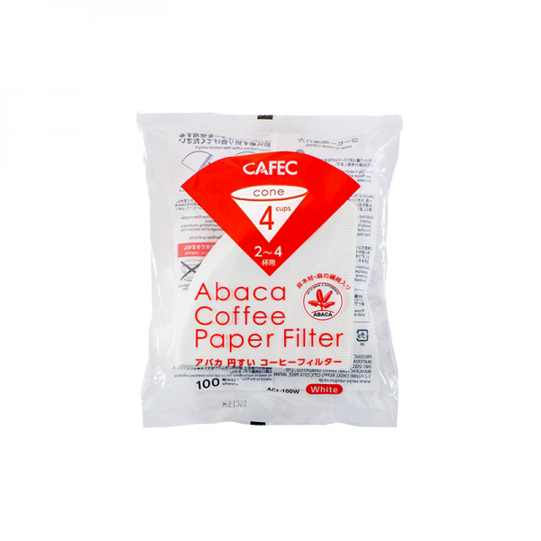 Cafec Abaca paper filters - 4 cup