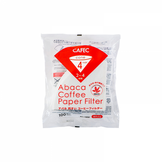 Cafec Abaca paper filters - 4 cup