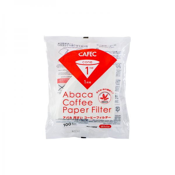 Cafec Abaca paper filters - 1 cup - Gust Coffee Roasters