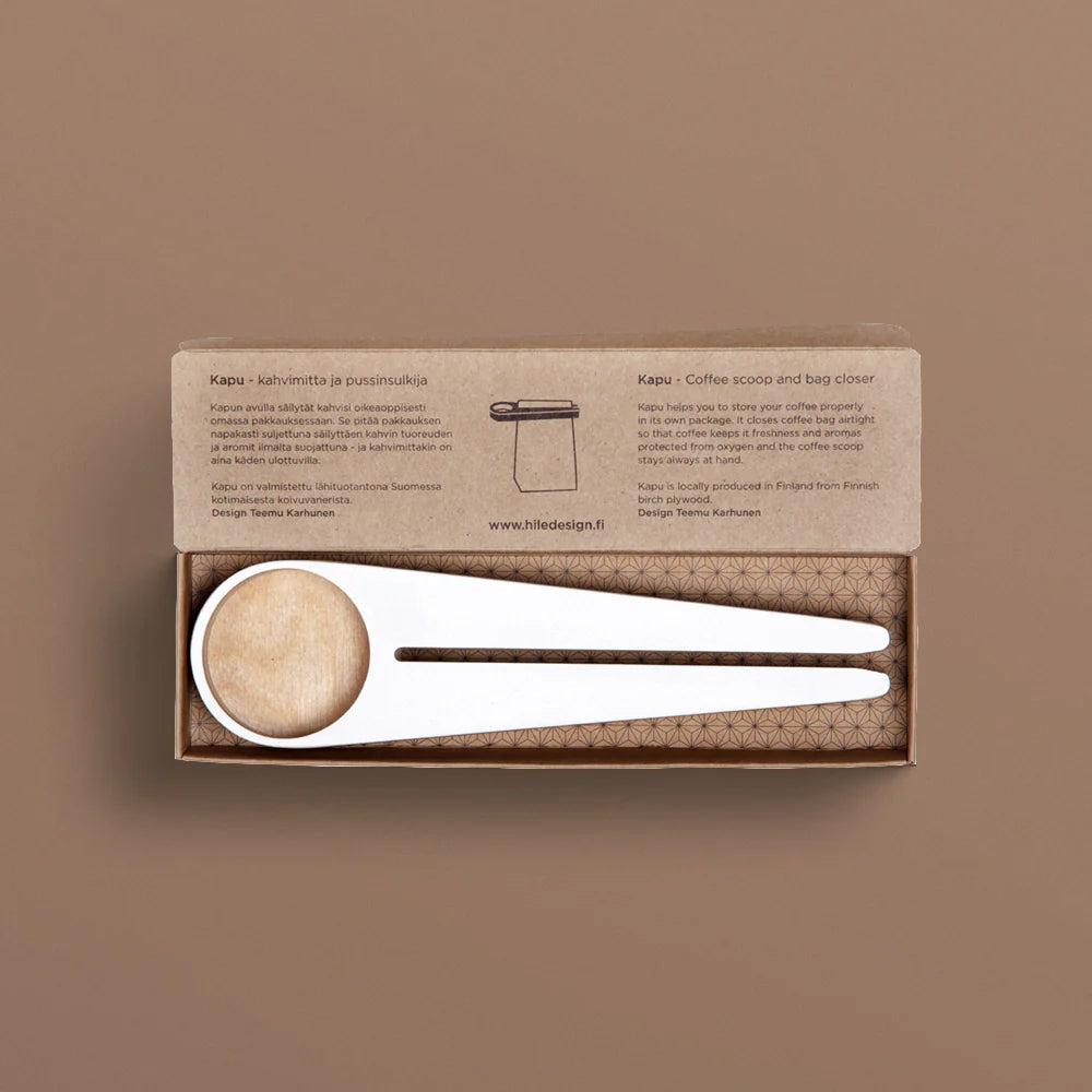 HILE KAPU COFFEE SCOOP AND BAG CLIP - Gust Coffee Roasters