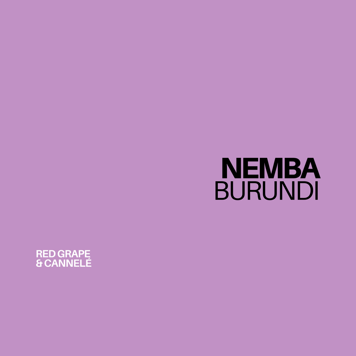 NEW// BURUNDI - NEMBA | filter - Gust Coffee Roasters