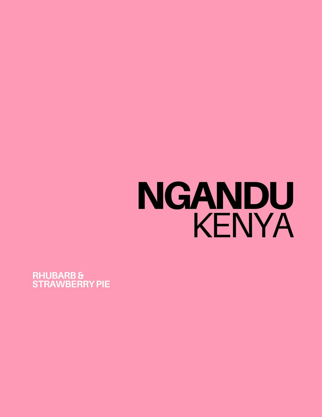 KENYA - NGANDU AA | filter