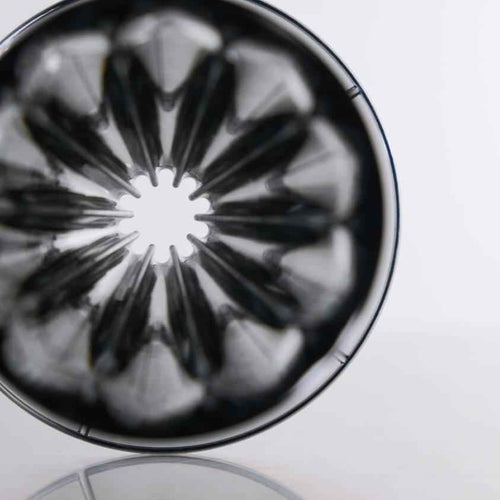 CAFEC FLOWER DRIPPER DEEP27 - Clear Black