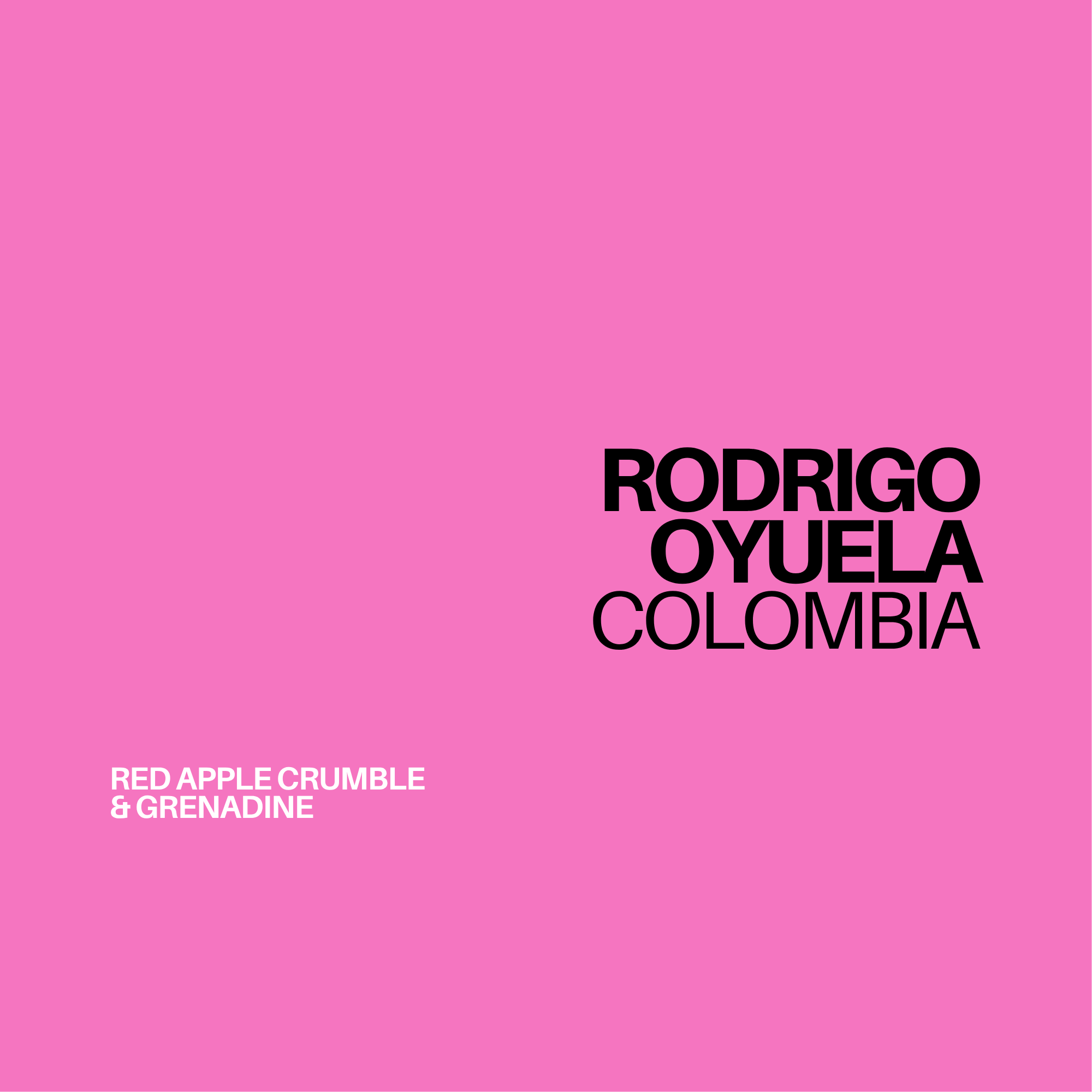 COLOMBIA - RODRIGO OYUELA | filter - Gust Coffee Roasters